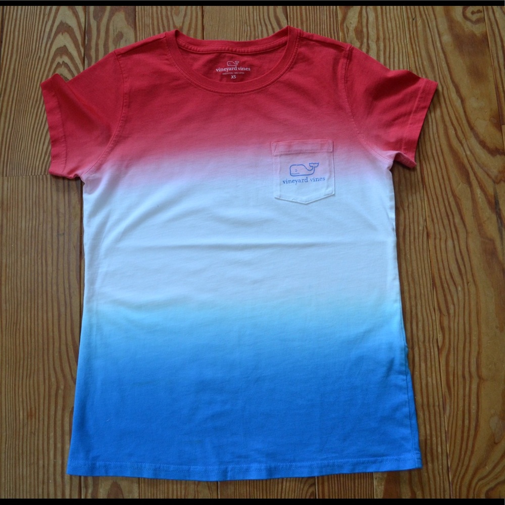 NEW Vineyard Vines Tee ❤️🤍💙